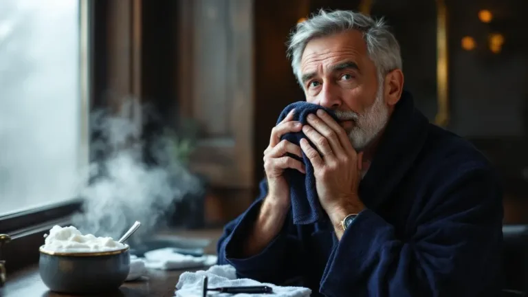 Why you should consider a hot towel shave on cold mornings