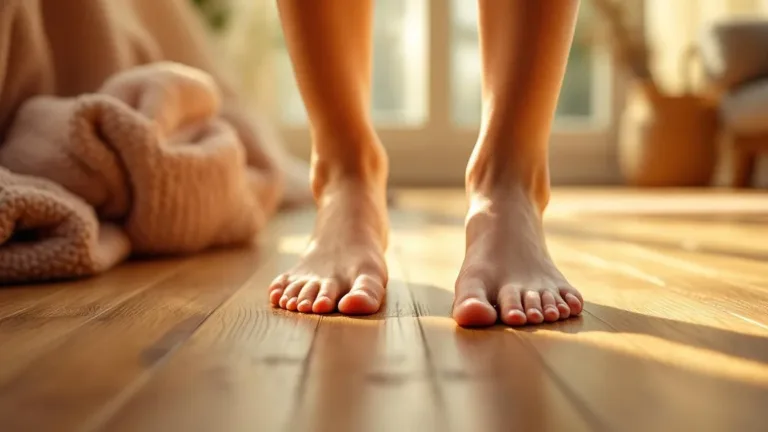 An expert reveals why walking barefoot at home improves balance over time