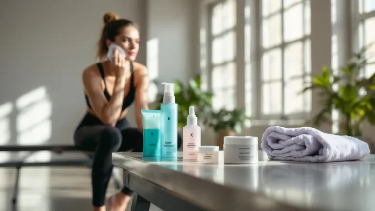 Why wearing makeup to the gym might be harming your skin